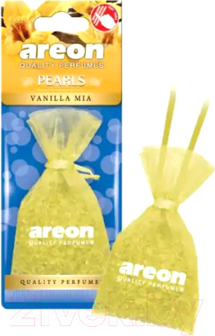 Изображение товара Ароматизатор автомобильный Areon Pearls Vanilla mia / ARE-ABP07