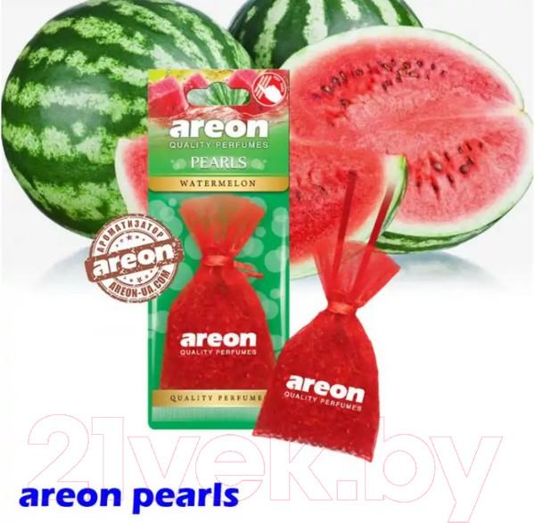 Изображение товара Ароматизатор автомобильный Areon Pearls Watermelon / ARE-ABP11