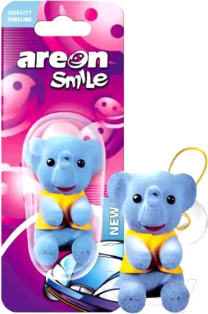 Изображение товара Ароматизатор автомобильный Areon Smile Blister Toy New Car / ARE-ASB02