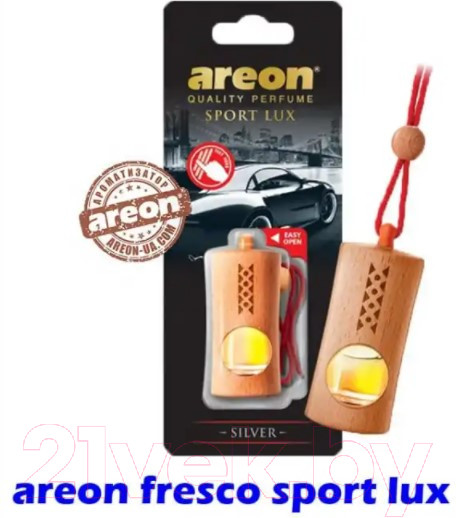 Изображение товара Ароматизатор автомобильный Areon Fresco Sport Lux Silver / ARE-FGL02