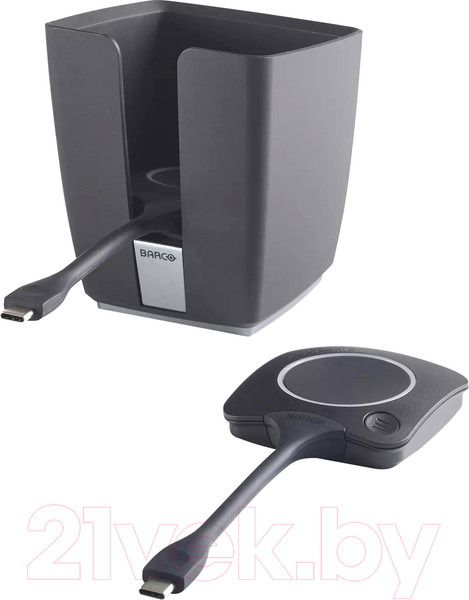 Изображение товара Лоток для проектора Barco ClickShare Tray + 2 Кнопки ClickShare Button / R9861500P01