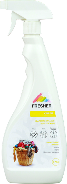 Изображение товара Дезодорант для одежды Fresher Удаление запахов с одежды (750мл)