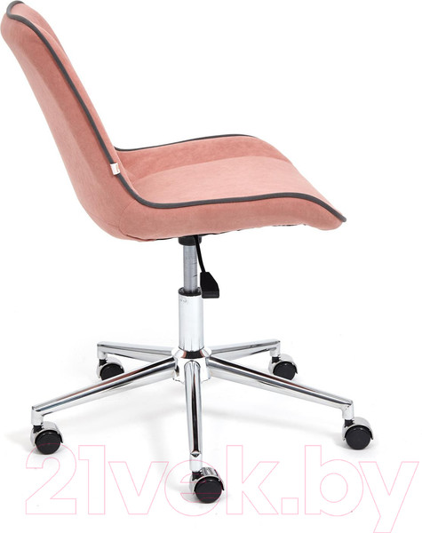 Изображение товара Кресло офисное Tetchair Style флок (розовый)