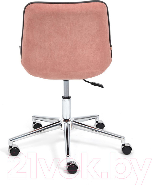 Изображение товара Кресло офисное Tetchair Style флок (розовый)