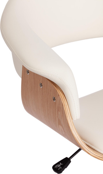 Изображение товара Кресло офисное Tetchair Vimta (натуральный/кожзам/белый)