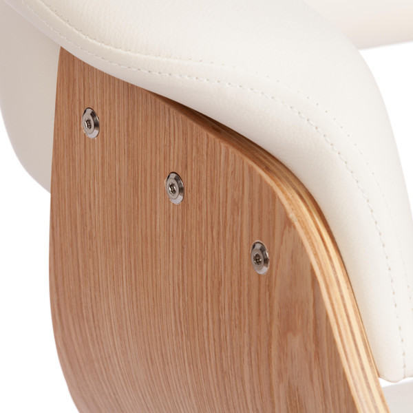 Изображение товара Кресло офисное Tetchair Vimta (натуральный/кожзам/белый)