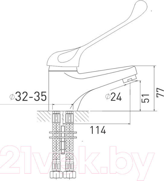 Изображение товара Смеситель Gross Aqua 6546509С