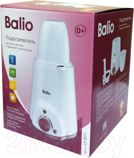 Изображение товара Подогреватель для бутылочек Balio LS-B07