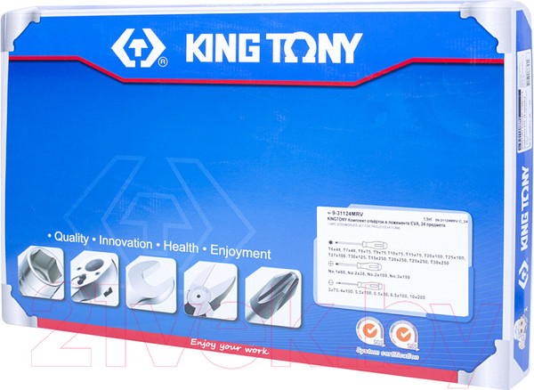 Изображение товара Набор отверток King TONY 9-31124MRV