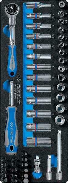 Изображение товара Набор головок слесарных King TONY 9-2548MRV