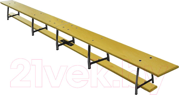 Изображение товара Скамейка гимнастическая Dinamika ZSO-000029 (1.5м, фанера)