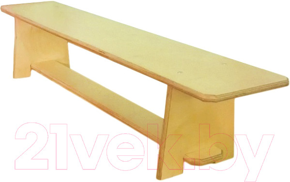 Изображение товара Скамейка гимнастическая Dinamika ZSO-000038 (2.5м, фанера)