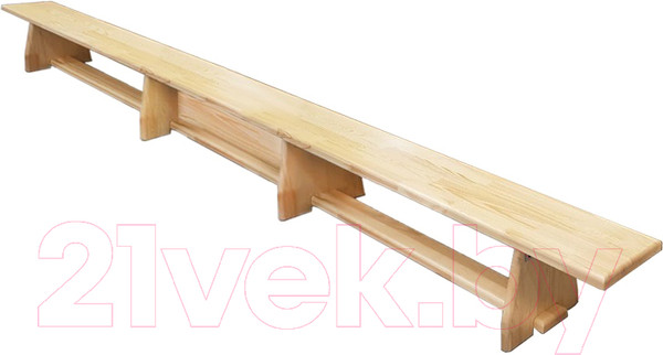 Изображение товара Скамейка гимнастическая Dinamika ZSO-000015 (1.5м, сосна)