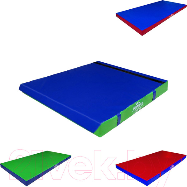 Изображение товара Гимнастический мат Dinamika ZSO-001259 (1x0.5x0.05, винилискожа-велькро/ппу)