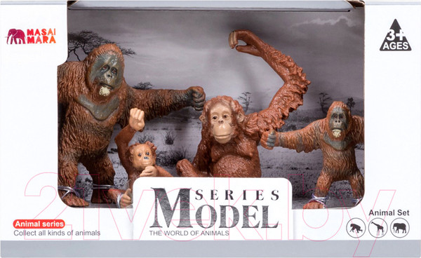 Изображение товара Набор фигурок коллекционных Masai Mara Мир диких животных / MM201-005