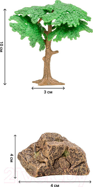 Изображение товара Набор фигурок коллекционных Masai Mara Мир диких животных / MM201-007