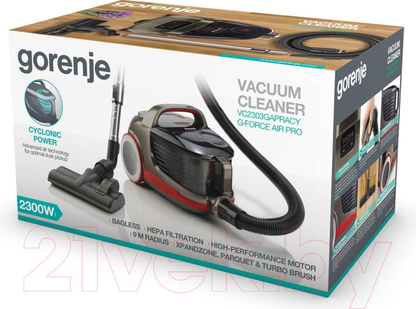 Изображение товара Пылесос Gorenje VC2303GAPRACY