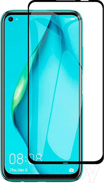 Изображение товара Защитное стекло для телефона Case Full Glue для Huawei P40 Lite/Nova 6SE (глянец черный)