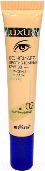 Изображение товара Консилер Belita Luxury Против темных кругов тон 02 (15мл)