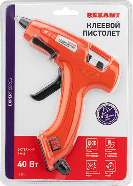 Изображение товара Клеевой пистолет Rexant 12-1511