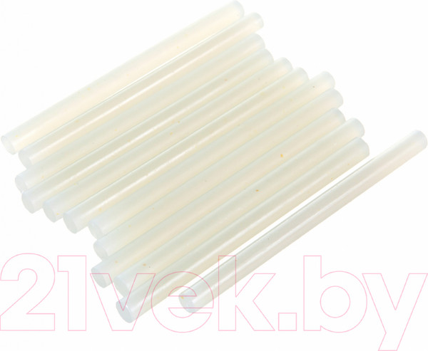 Изображение товара Клеевые стержни Rexant 09-1060 (12шт, прозрачный светящийся)