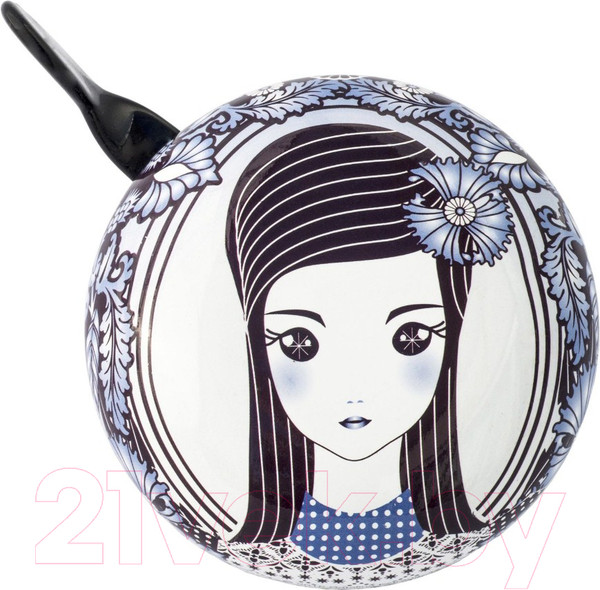 Изображение товара Звонок для велосипеда Liix Девушка в голубом / 6844