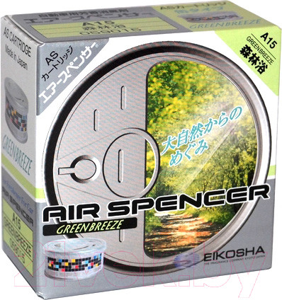 Изображение товара Ароматизатор автомобильный Eikosha Spirit Refill Green Breeze / A-15