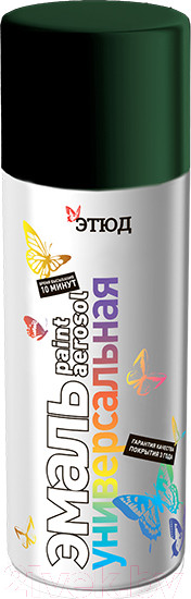 Изображение товара Эмаль Этюд Универсальная RAL 6006 (400/520мл, хаки-олива)