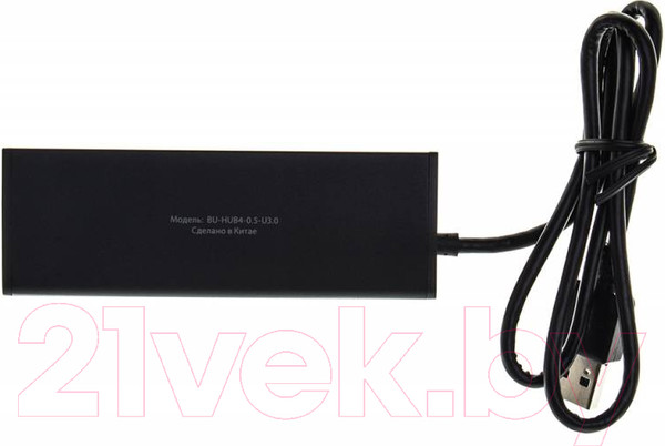 Изображение товара USB-хаб Buro BU-HUB4-0.5-U3.0