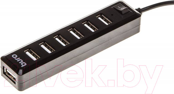 Изображение товара USB-хаб Buro BU-HUB7-1.0-U2.0 (черный)