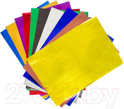 Изображение товара Набор цветной фольги Апплика Завитки / С0636-05 (10цв)