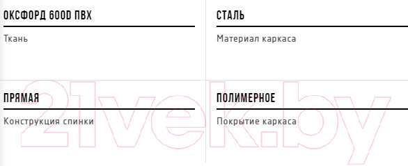 Изображение товара Кресло складное НПО Кедр Кедр со столиком с подстаканником / SK-07 (сталь)