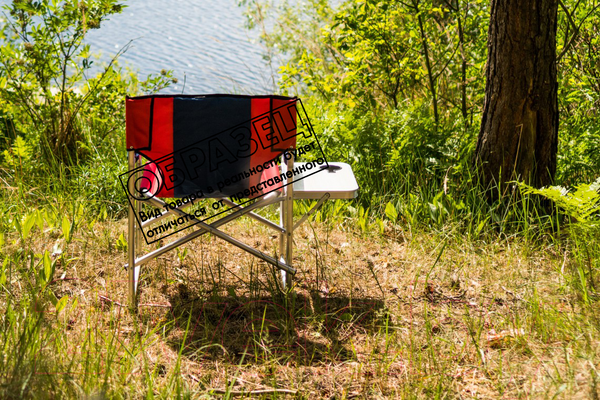 Изображение товара Кресло складное НПО Кедр Supermax со столиком / AKSM-08 (алюминий)