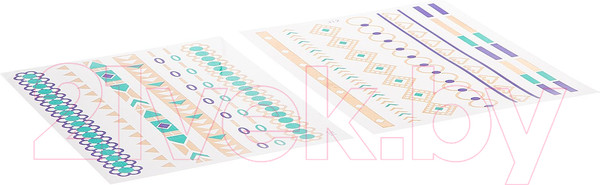 Изображение товара Набор временных татуировок Bondibon Eva Moda Узоры / ВВ2403