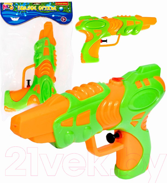 Изображение товара Бластер игрушечный Bondibon Водный пистолет. Наше лето / ВВ2855 (оранжевый)