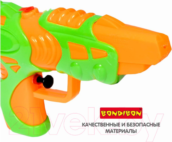 Изображение товара Бластер игрушечный Bondibon Водный пистолет. Наше лето / ВВ2855 (оранжевый)
