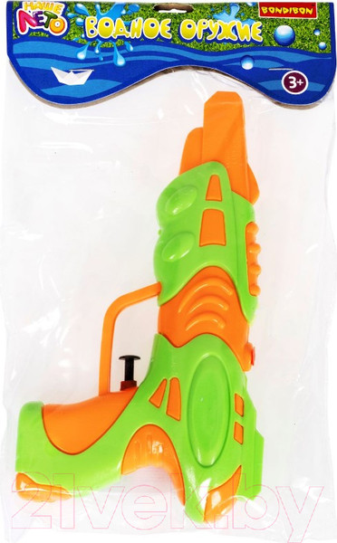 Изображение товара Бластер игрушечный Bondibon Водный пистолет. Наше лето / ВВ2855 (оранжевый)