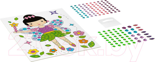 Изображение товара Набор для творчества Bondibon Аппликация стразами. Куклы / ВВ1907