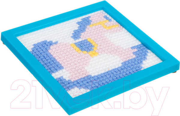 Изображение товара Набор для вышивания Bondibon Вышивка на пластиковой канве. Лошадка / ВВ1642