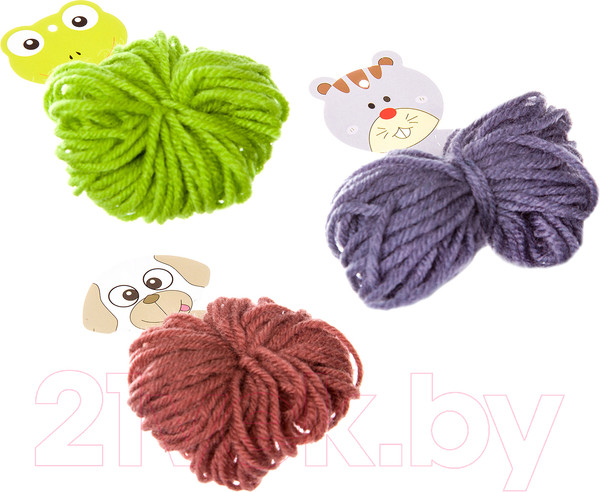 Изображение товара Набор для творчества Bondibon Творчество с помпонами. Забавные зверушки! / ВВ2689