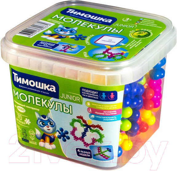 Изображение товара Конструктор Тимошка Молекулы / М003 (70эл)
