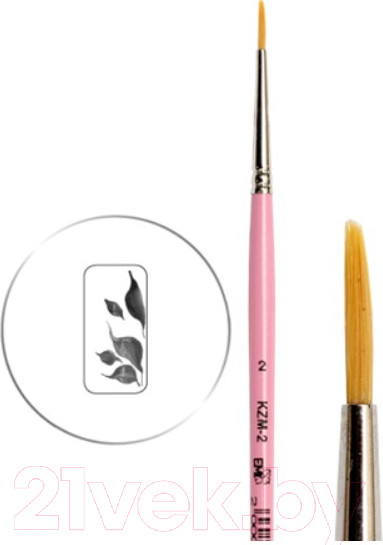 Изображение товара Кисть для маникюра E.Mi Идеальный мазок №2