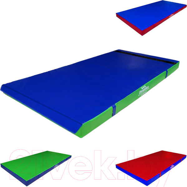 Изображение товара Гимнастический мат Dinamika ZSO-002530 (2x1.2x0.08, винилискожа-велькро/ппу)