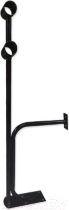 Изображение товара Опора для хореографического станка Dinamika Напольно-пристенный двухрядный ZSO-002237 (черный)