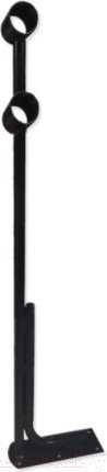 Изображение товара Опора для хореографического станка Dinamika Напольный двухрядный ZSO-002229 (черный)