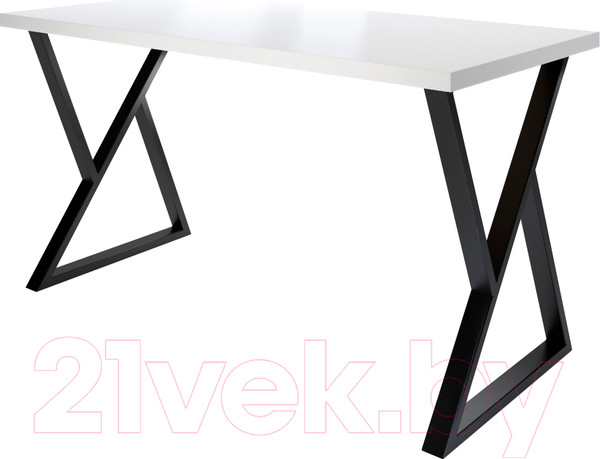 Изображение товара Письменный стол Domus СП014B-8685 / 12.014.401.02 (черный/белый)