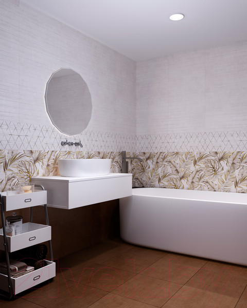 Изображение товара Плитка Beryoza Ceramica Brasiliana GP коричневый (412x412)