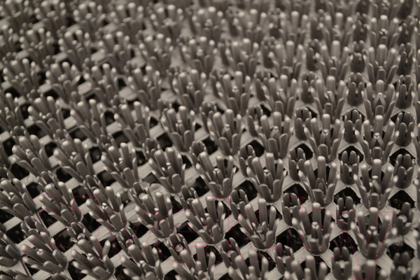 Изображение товара Коврик грязезащитный Пластизделие 98x1000 (серебристый)