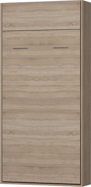 Изображение товара Шкаф-кровать трансформер Макс Стайл Studio 18мм 90x200 (Egger дуб бардолино натуральный Н1145 ST10)