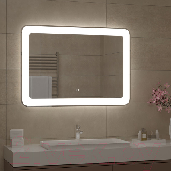 Изображение товара Зеркало Континент Velvette Led 100x70